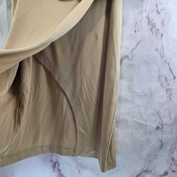 LRL Ralph Lauren Skirt Set Womens XL 2X Tan Beige Button Up Outfit Two Piece - Picture 7 of 16